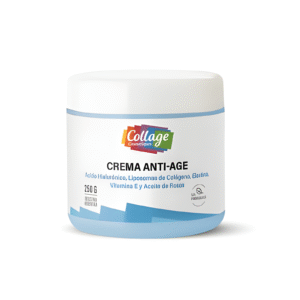 Crema Anti-Age Con Acido Hialuronico, Liposomas De Colageno, Elastina, Vitamina E Y Aceite De Rosas 250