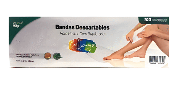 Bandas Depilatorias Paquete De 100 Unidades Sist. Descartable