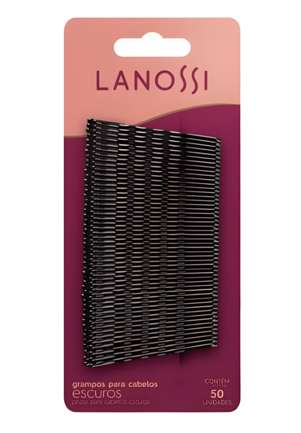 Conj Horquillas Negro X 50 Unid