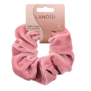 Elastico Terciopelo Rosa