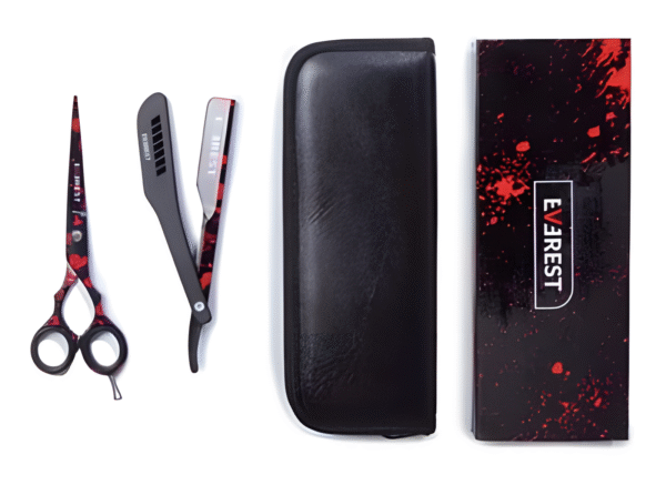 Kit X 2 Profesional Everest (Tijera + Navaja)}