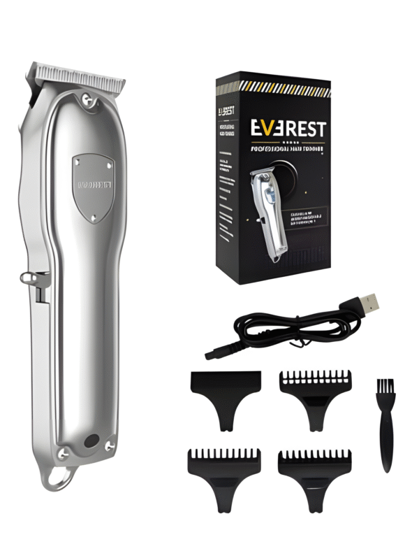 Hair Trimmer Everest Power Plateado