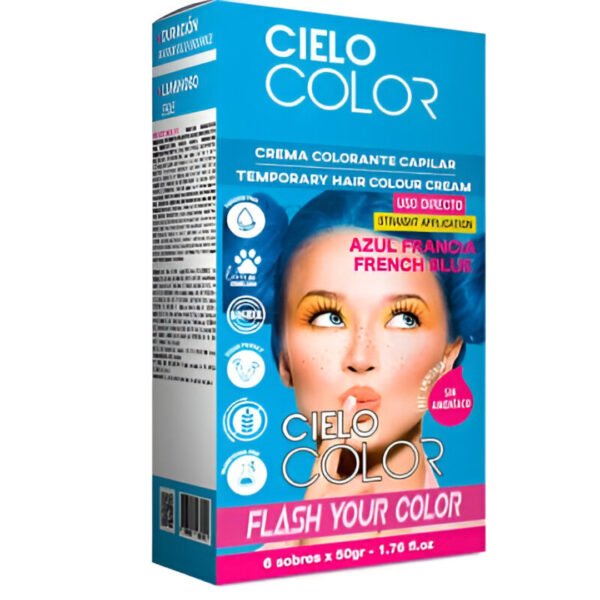 CIELO COLOR – CREMA COLORANTE CAPILAR – SOBRE DE 47GR.