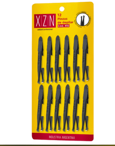 XZN PINZA P/ DEPIL HUECA NEGRA (UNIDAD)