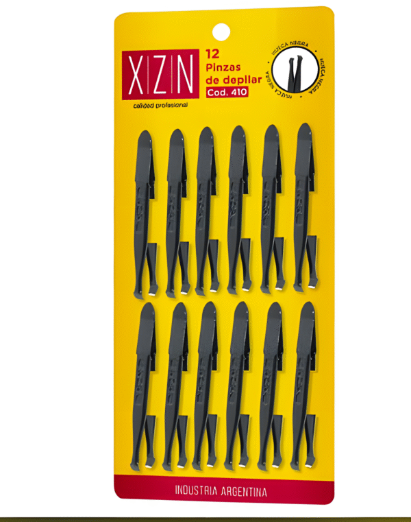 Xzn Pinza P/ Depil Hueca Negra (Unidad)