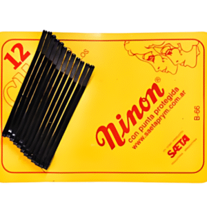 Clips Saeta Negros X 12 Unid.