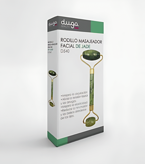 Duga Rodillo Masajeador Facial De Jade