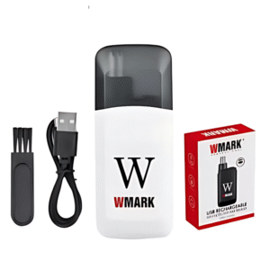 WMARK RECHARGEABLE NOSE HAIR TRIMMER CHARGED BY USB WHITE (NG-NT002WHITE)