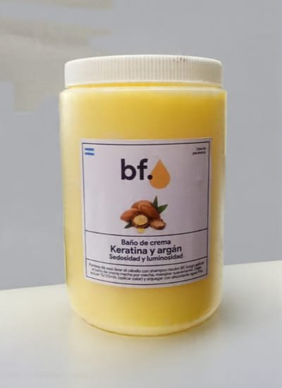 BAÑO DE CREMA 1 L KERATINA BF