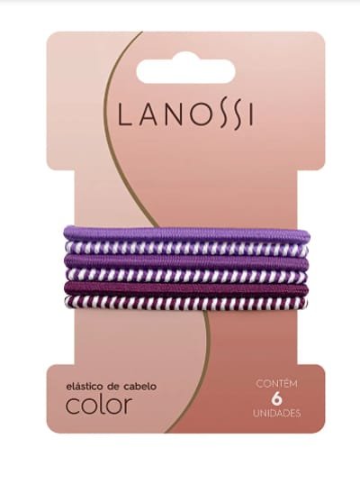 Conj Elasticos Color Purp X 6 Unid