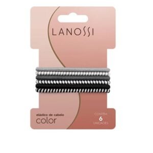 Conj Elasticos Color Silver X 6 Unid