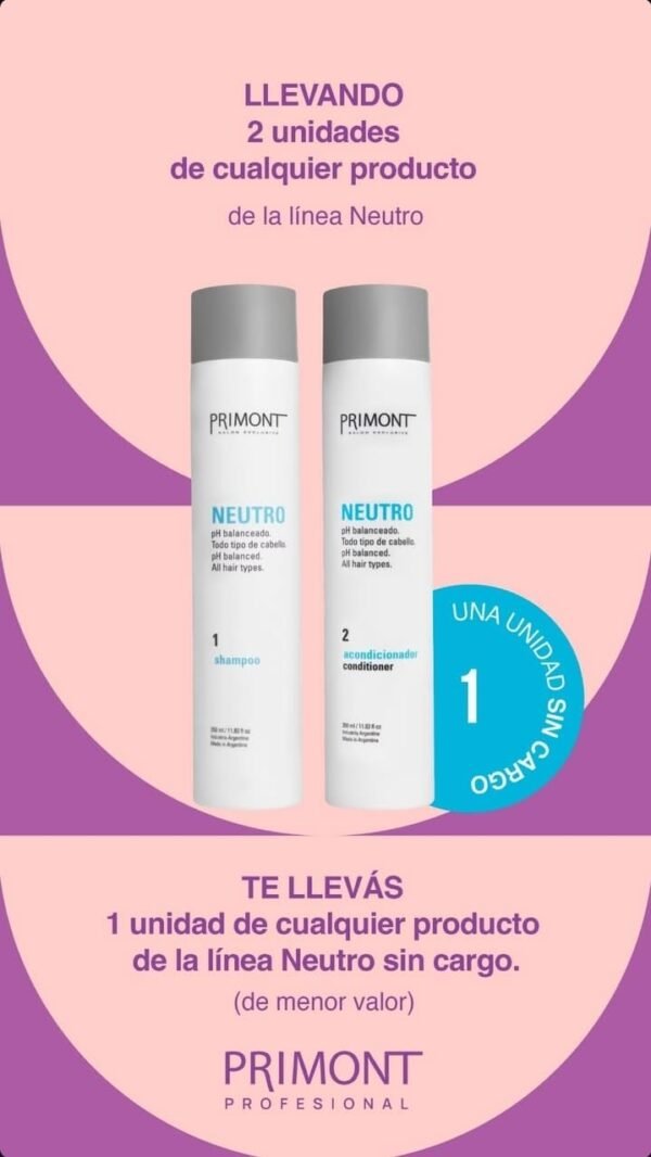 SHAMPOO + ACONDICIONADOR NEUTRO+ REGALO