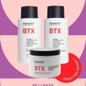 SHAMPOO + ACONDICIONADOR BTX REPARACION + TRATAMIENTO DE REGALO