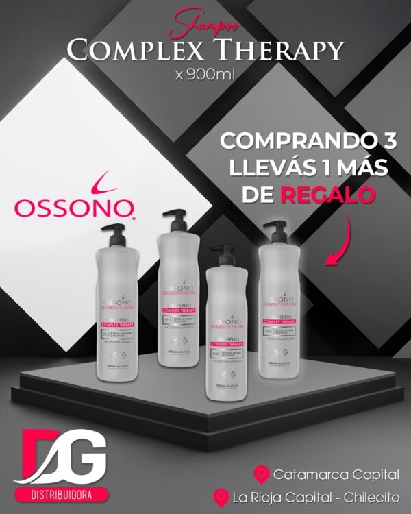 SHAMPOO COMPLEX THERAPY + 1 DE REGALO