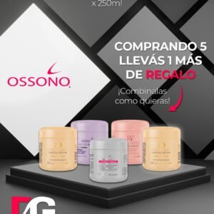 6 MASCARAS OSSONO 250 ML 15% OFF