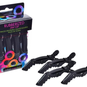 SEPARADOR GATOR CLIPS BLACK X 4