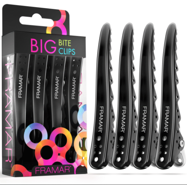 SEPARADORES BIG BITE CLIPS BLACK  X 4