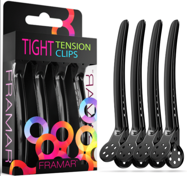 SEPARADOR TIGHT TENSION CLIPS  BLACK X 4