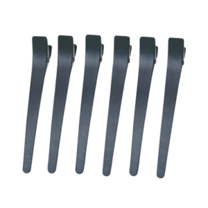 BOLSA 6 PINZAS PLASTICO, NEGRAS