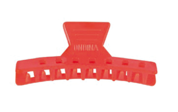 BROCHES PLASTICO GRANDE X 6, NEGRO