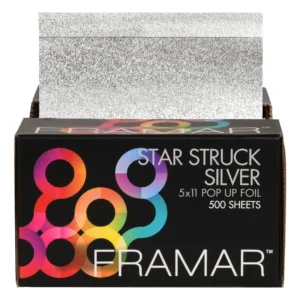 PAPEL ALUMINIO 5X11 STAR STRUCK  SILVER 500 HOJAS
