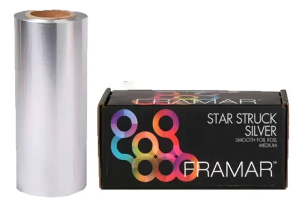 PAPEL ALUMINIO STAR STRUCK  SILVER MEDIUM