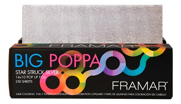 ROLLO ALUMINIIO 10X14  BIG STAR   SILVER 250 HOJAS