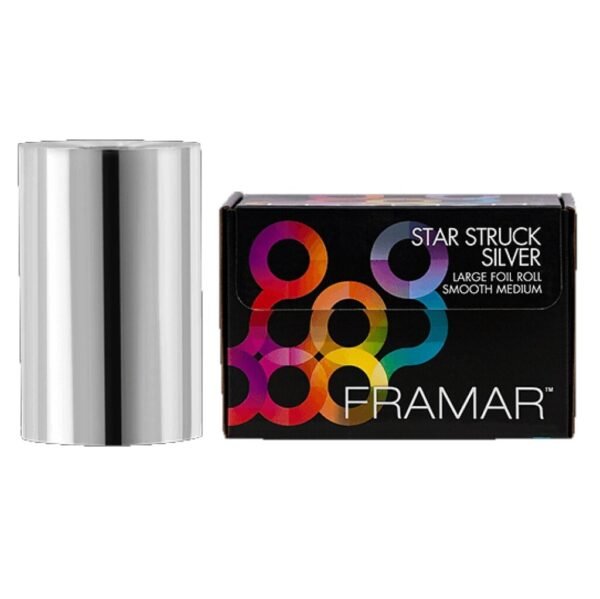 ROLLO ALUMINIO MEDIUM STAR  STRUCK SILVER