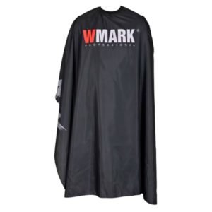 CAPA DE BARBERO NEGRA LISA WMARK