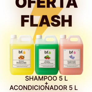 OFERTA SHAMPOO + ENJUAGUE 5L BF