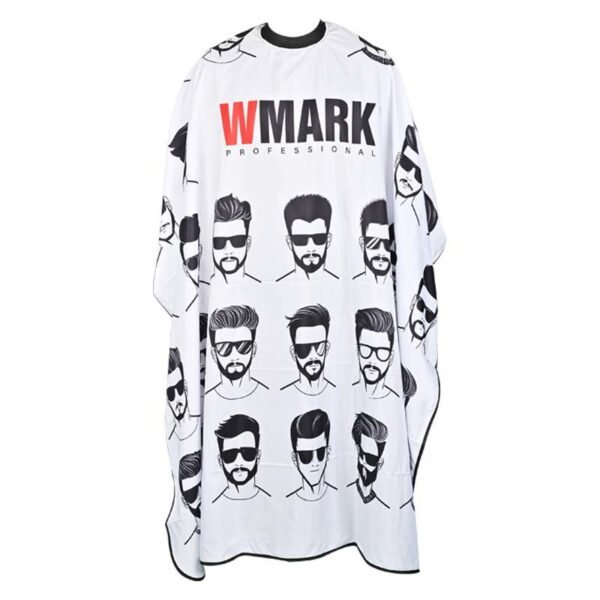 CAPA DE BARBERO BLANCA LENTES