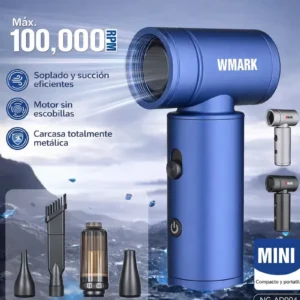 MINI ASPIRADORA SOPLADORA WMARK 2 EN 1