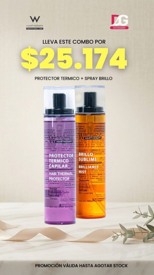 WPRO PROTECTOR TERMICO + SPRAY BRILLO