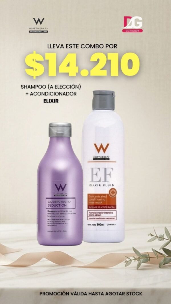 WPRO SHAMPOO A ELECCION + ACCONDICIONADOR ELIXIR