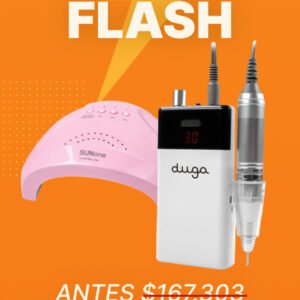 DUGA TORNO ELECTRICO PROFESIONAL D297 + CABINA PARA UÑAS SUNONE 48W 30LEDS
