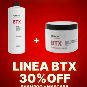 OFERTA PRIMONT SHAMPOO BTX 1000ml + MASCARA BTX 500ml