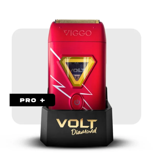 VIGGO PROFESSIONAL SHAVER V-026 A - VOLT DIAMOND 2026 - RED