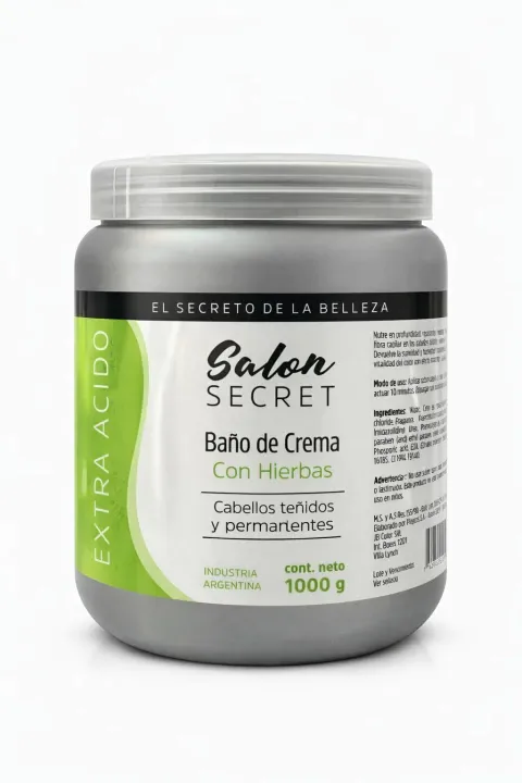 BAÑO DE CREMA EXTRA ACIDO X 1KG SALON SECRET