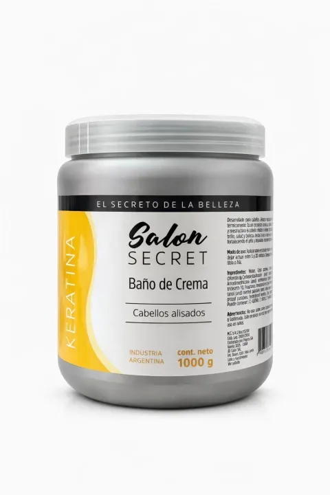 BAÑO CAPILAR CON KERATINA X 1KG SALON SECRET