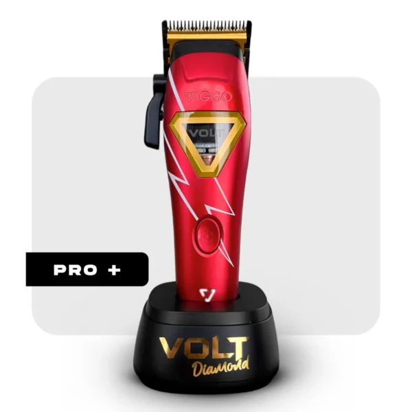 VIGGO PROFESSIONAL CLIPPER V-025 A - VOLT DIAMOND 2026 - RED