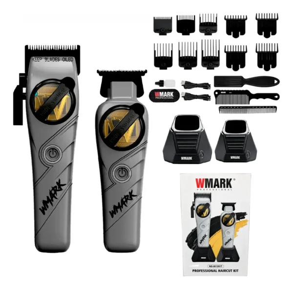 Wmark Kit Cortadora De Pelo +Trimmer Professional Ng-8613