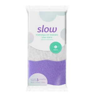 SLOW ESPONJA BA?O DUO X 3 UNID.